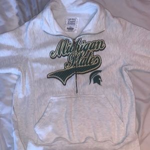 michigan state grey sweater s: L fits like small